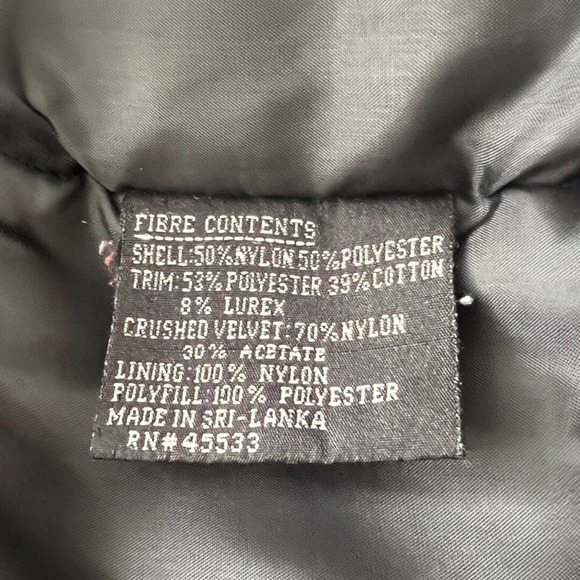 VTG 90's Braetan Patchwork Floral Ski Jacket SZ Large Metallic Turquoise Brown - Picture 10 of 12